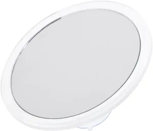 1pc Magnifying Bathroom Suction Cup Mirror for Women Easy Mounting Cosmetic Mirror for Makeup and Skin Care Practical for All Ages White Color