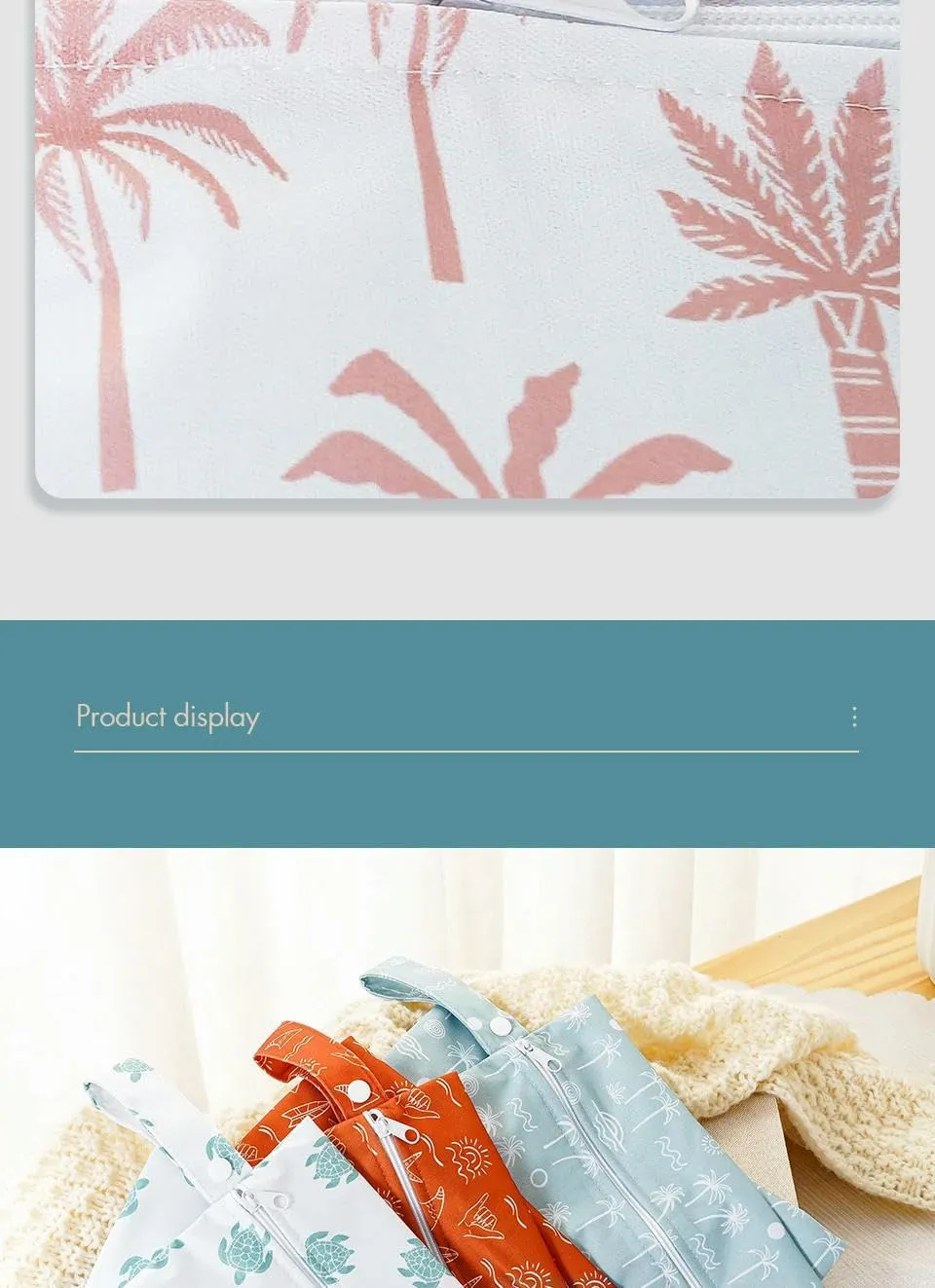 2 Pcs Dry Wet Bag Waterproof Travel Beach Wet Clothes Swimsuits Cosmetic Storage Bag-Mixed Colors 2-26 X 36 Cm/10.2 X 14.2 In