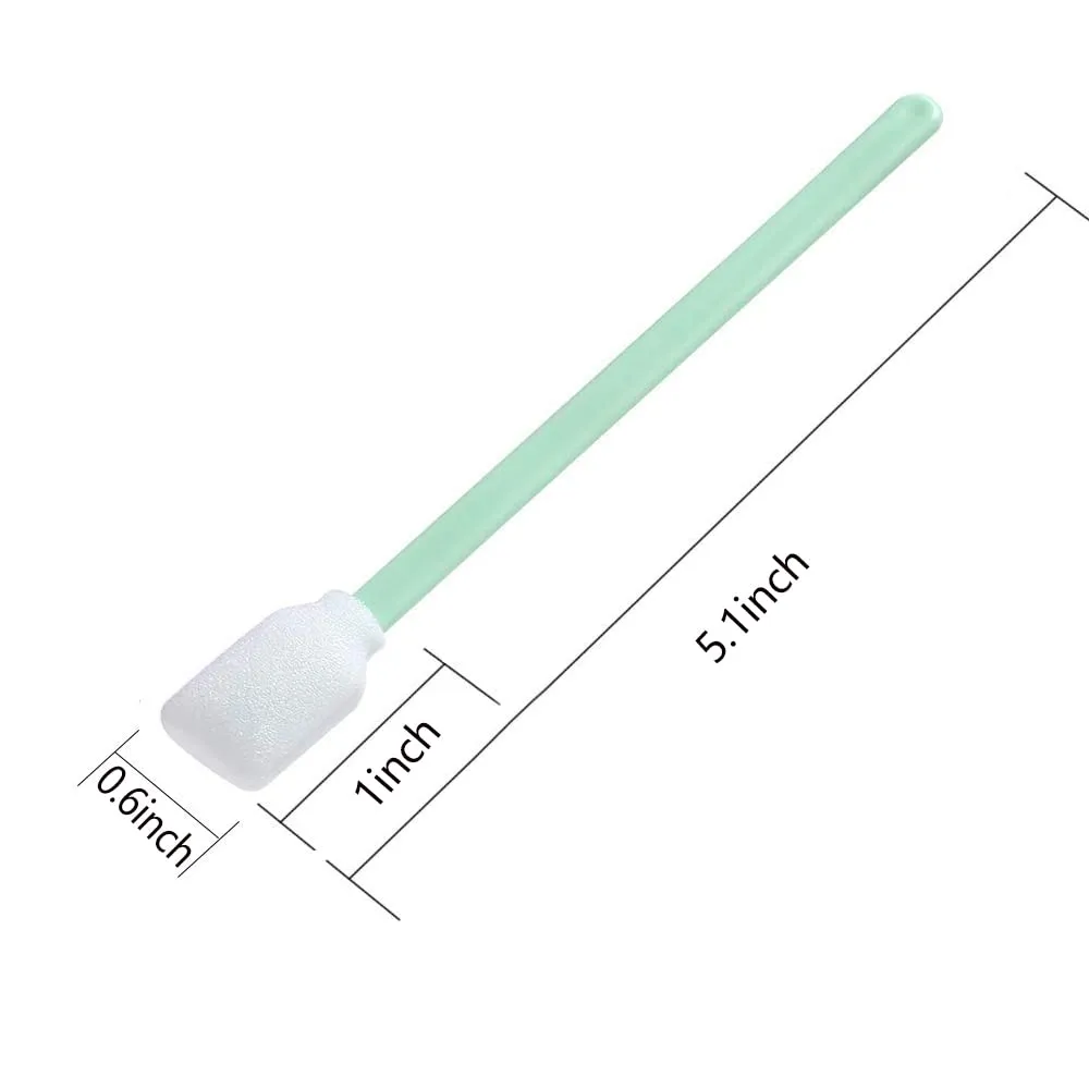 200 PCS Professional Foam Cleaning Swab Sticks for Lab, Dust-Free Cleaning Sponge Tip Swabs for Printer Heads, Scanners, Camera Lenses, Chip Hard Disk Industries, Optical Lenses and Optical Equipment