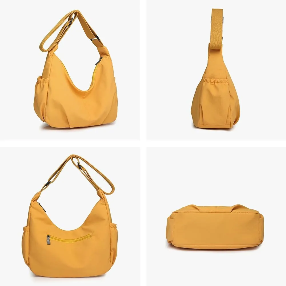 2025 Nylon Crossbody Bag for Women Tote Handbag Campus Outdoor Travel Sling Purse