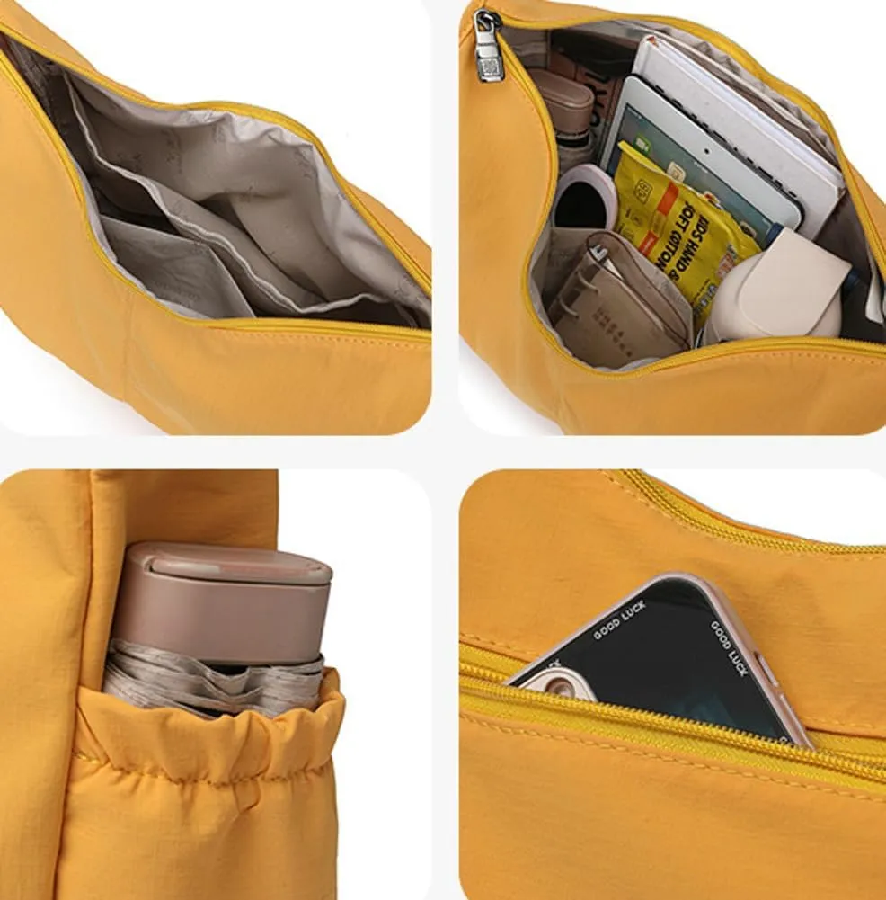 2025 Nylon Crossbody Bag for Women Tote Handbag Campus Outdoor Travel Sling Purse