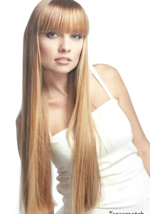 20"-22" Remy Human Hair Clip in Extensions Thick to Ends Caramel/Honey Blonde (Color #27) Red 10 Pieces Full Head Set [5.7oz/160grams) …