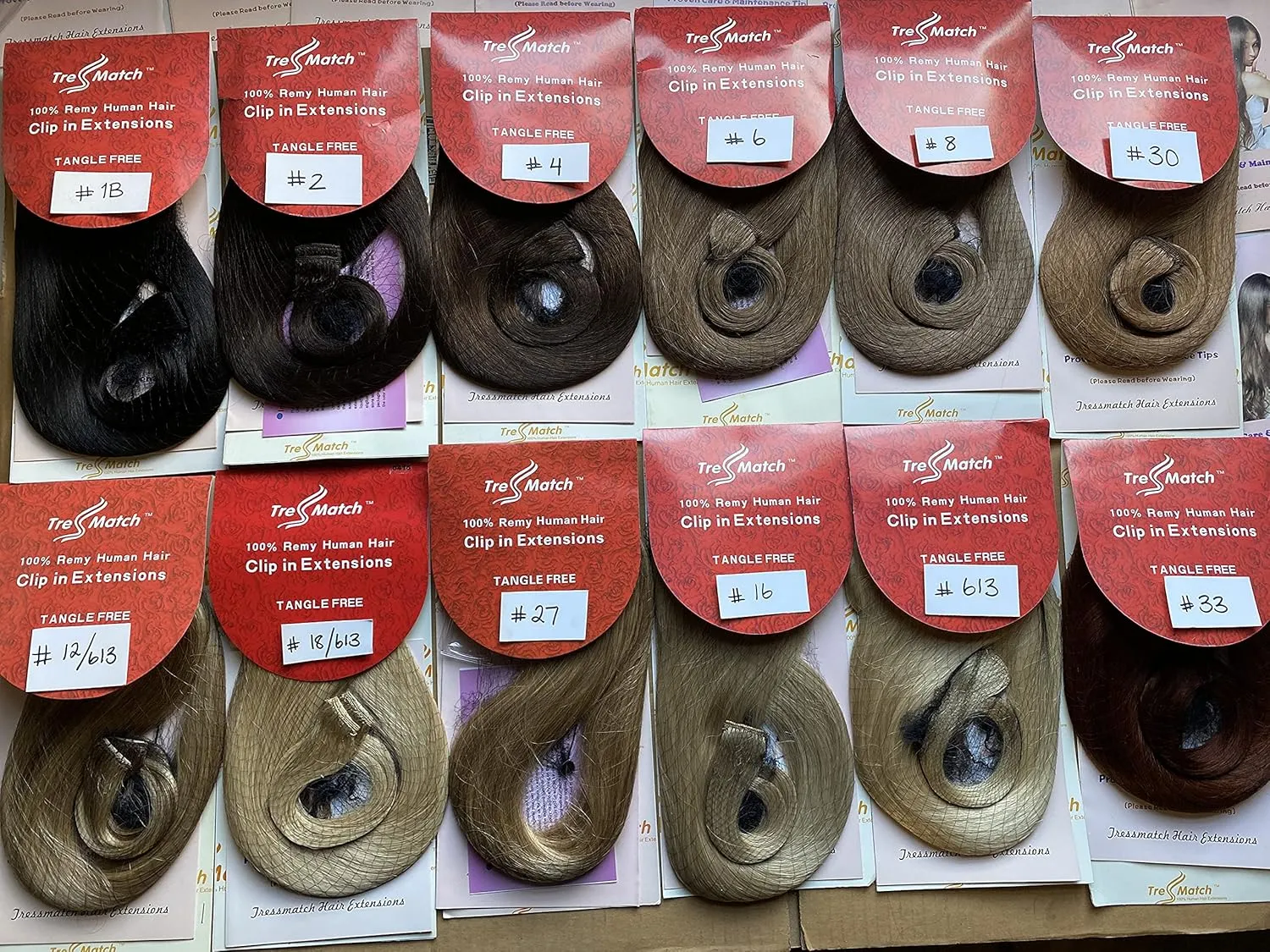 20"-22" Remy Human Hair Clip in Extensions Thick to Ends Caramel/Honey Blonde (Color #27) Red 10 Pieces Full Head Set [5.7oz/160grams) …