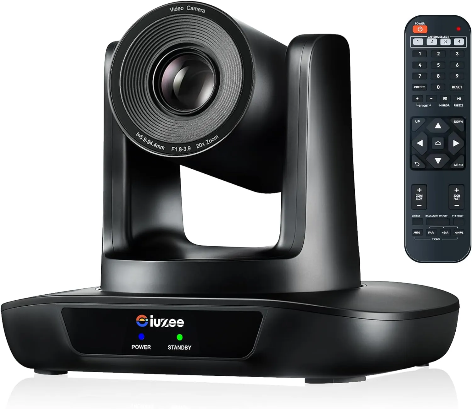 20X Optical Zoom Conference Room Camera USB3.0 HDMI PTZ Camera 1080P 60FPS Wide Angle for Video Conference Church Live Streaming Meeting Education Works with Zoom Webex OBS YouTube