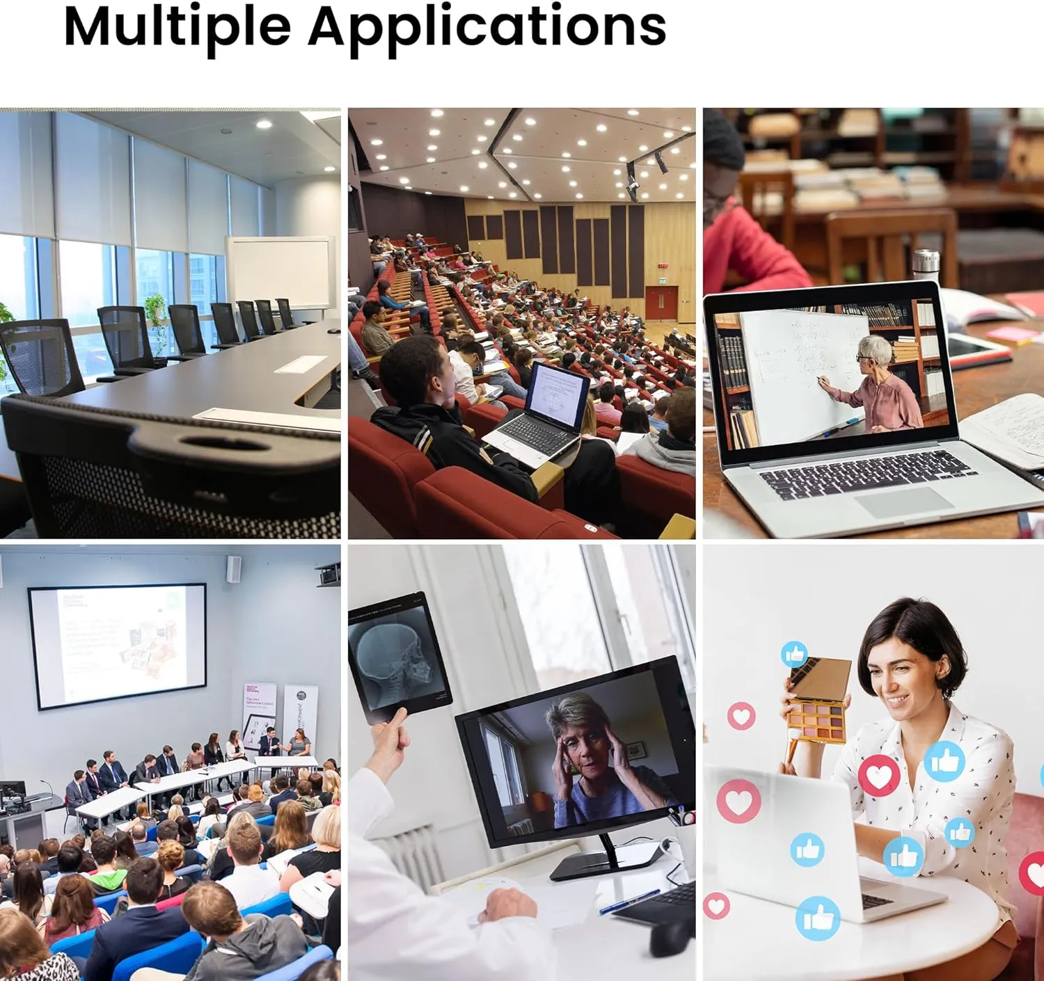 20X Optical Zoom Conference Room Camera USB3.0 HDMI PTZ Camera 1080P 60FPS Wide Angle for Video Conference Church Live Streaming Meeting Education Works with Zoom Webex OBS YouTube