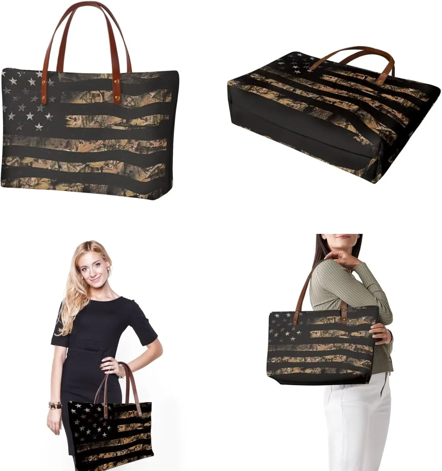 2PCS Top Handle Purse with Matching Wallet, Large Light Shoulder Hobo Bag Purse Tote Bag with PU Cosmetic Case