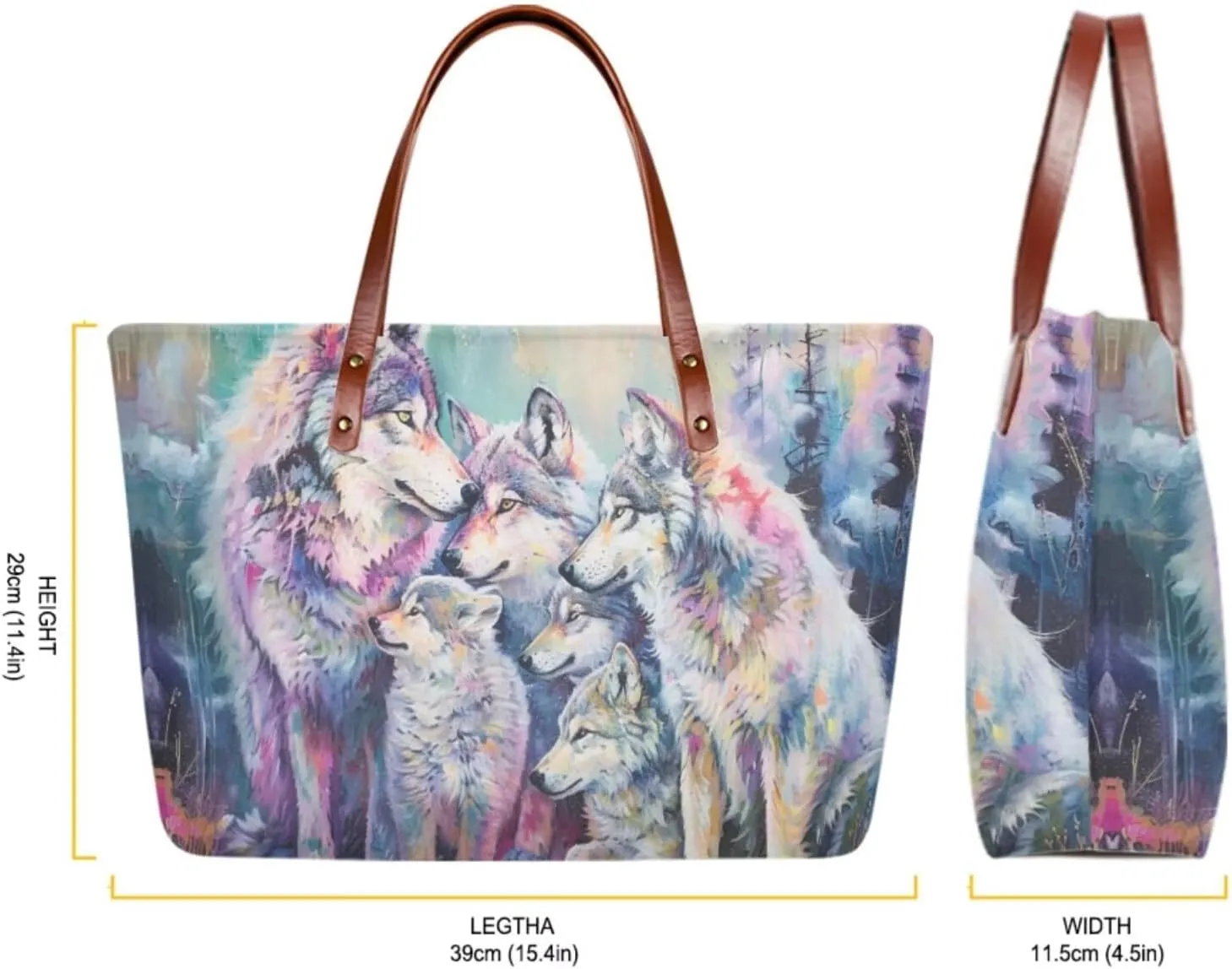 2PCS Tote Bag for Women Top Handle Purse with Wallet, Hobo Bag Tote Shoulder Bag with PU Cosmetic Bag