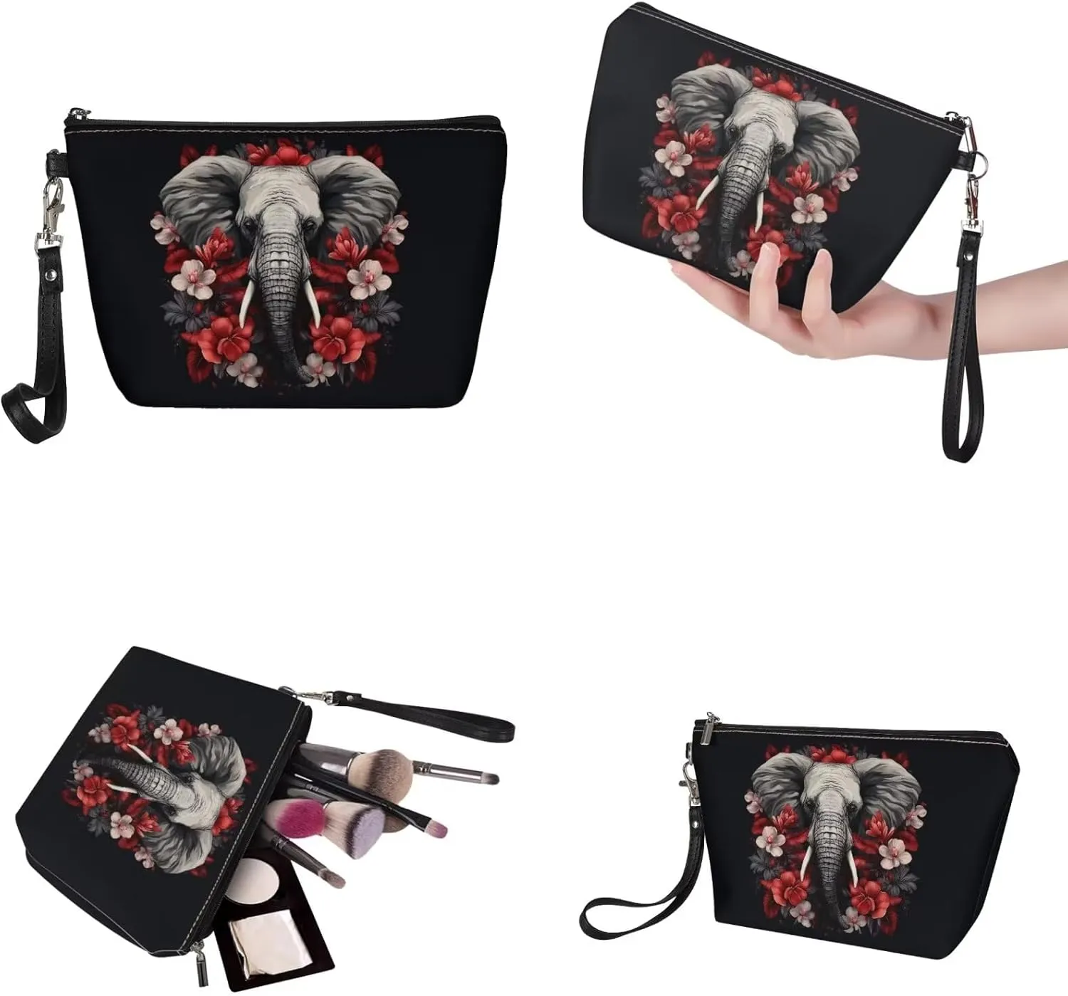 2PCS Tote Bag for Women Top Handle Purse with Wallet, Hobo Bag Tote Shoulder Bag with PU Cosmetic Bag