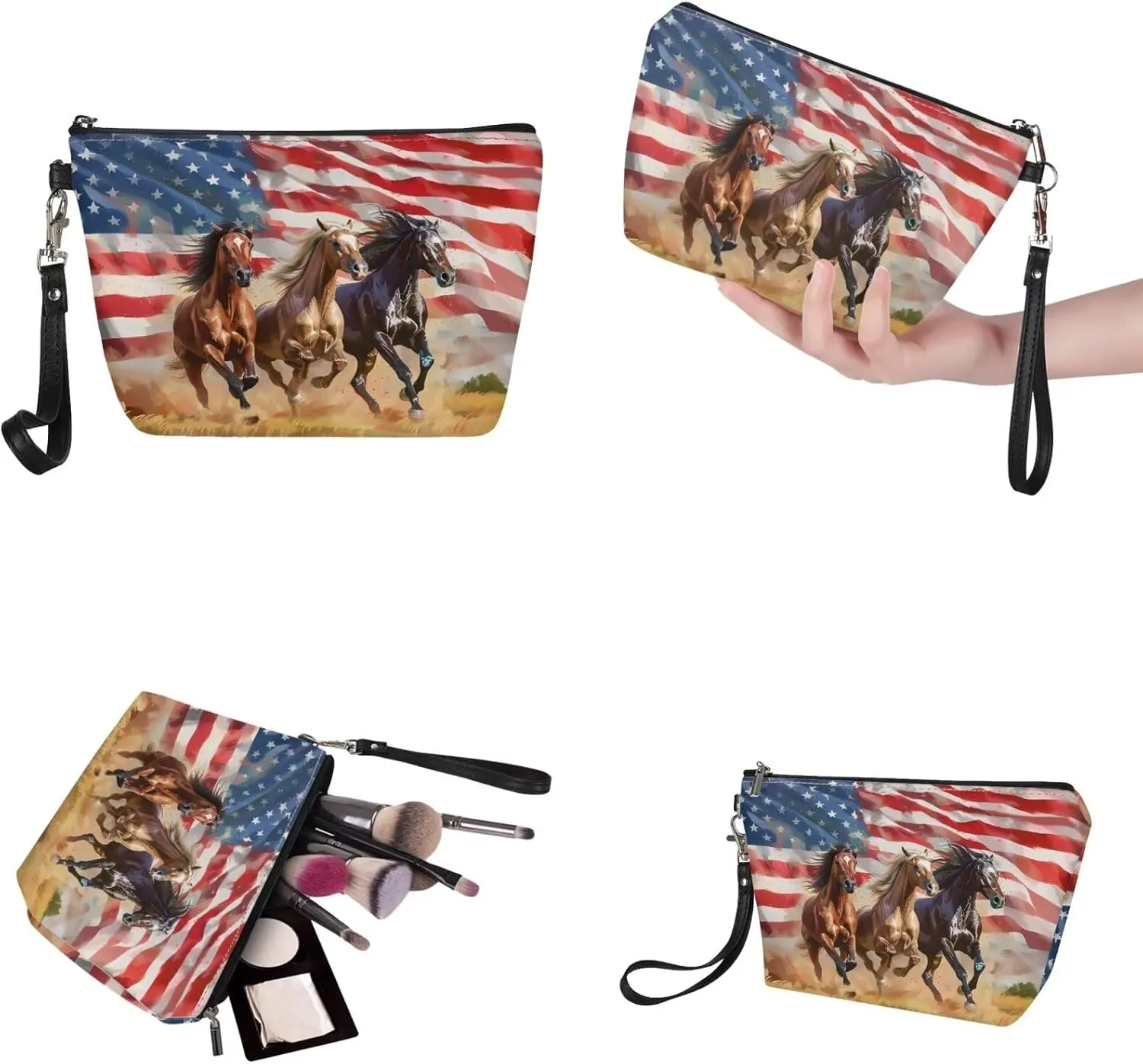 2PCS Tote Bag for Women Top Handle Purse with Wallet, Hobo Bag Tote Shoulder Bag with PU Cosmetic Bag