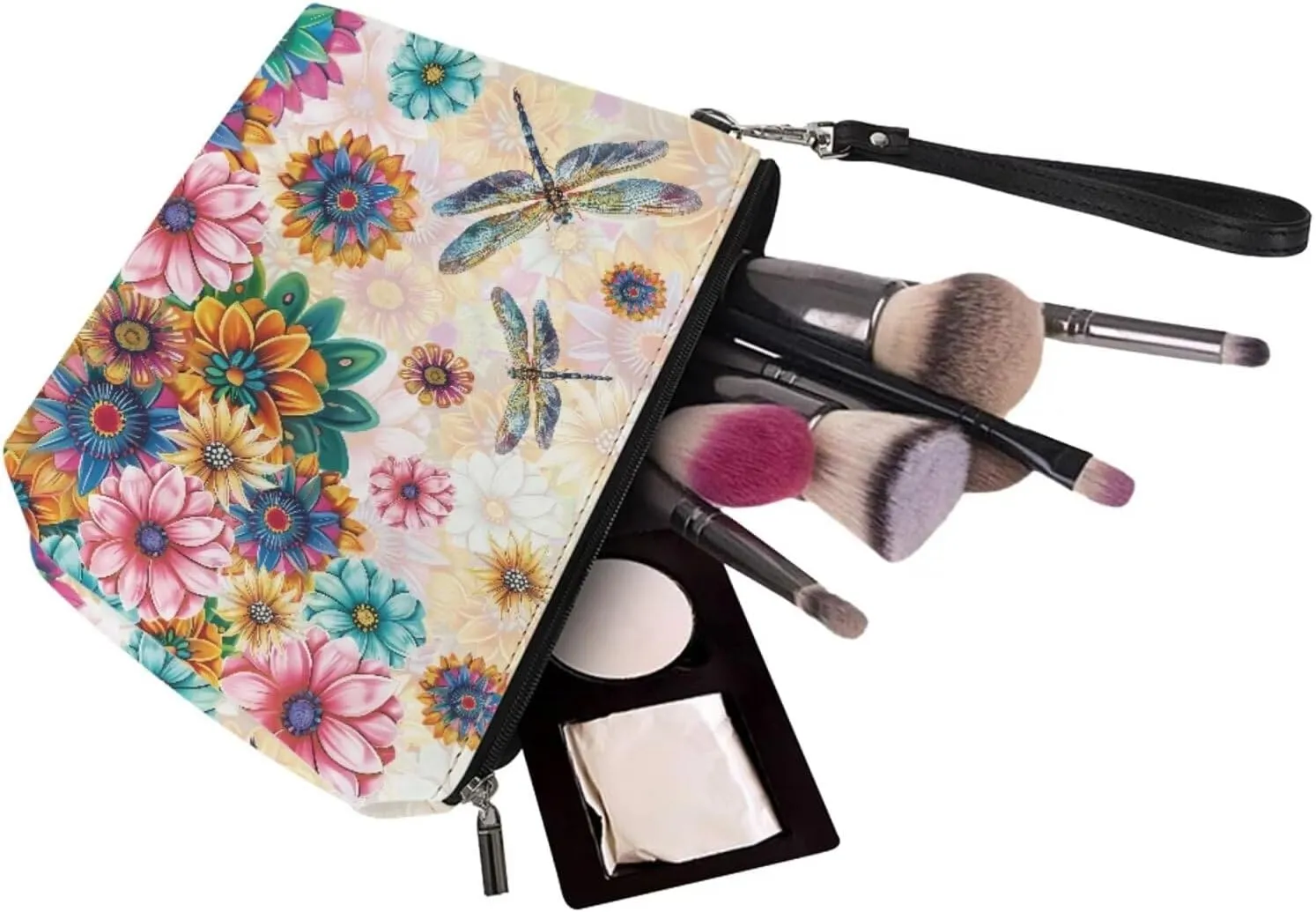 2PCS Tote Bag for Women Top Handle Purse with Wallet, Hobo Bag Tote Shoulder Bag with PU Cosmetic Bag