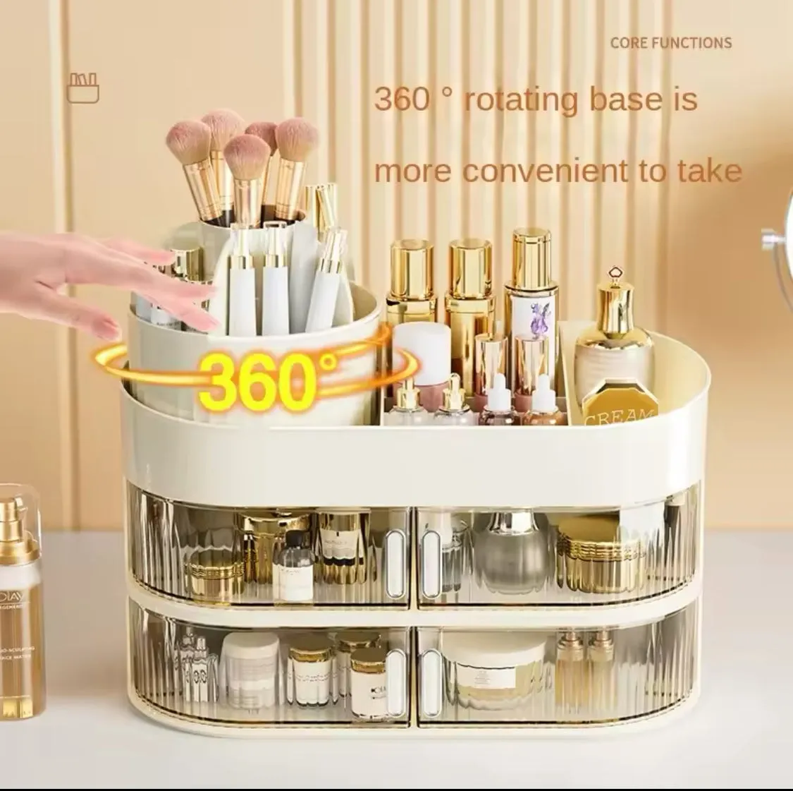 3 Layer Cosmetic Organizer