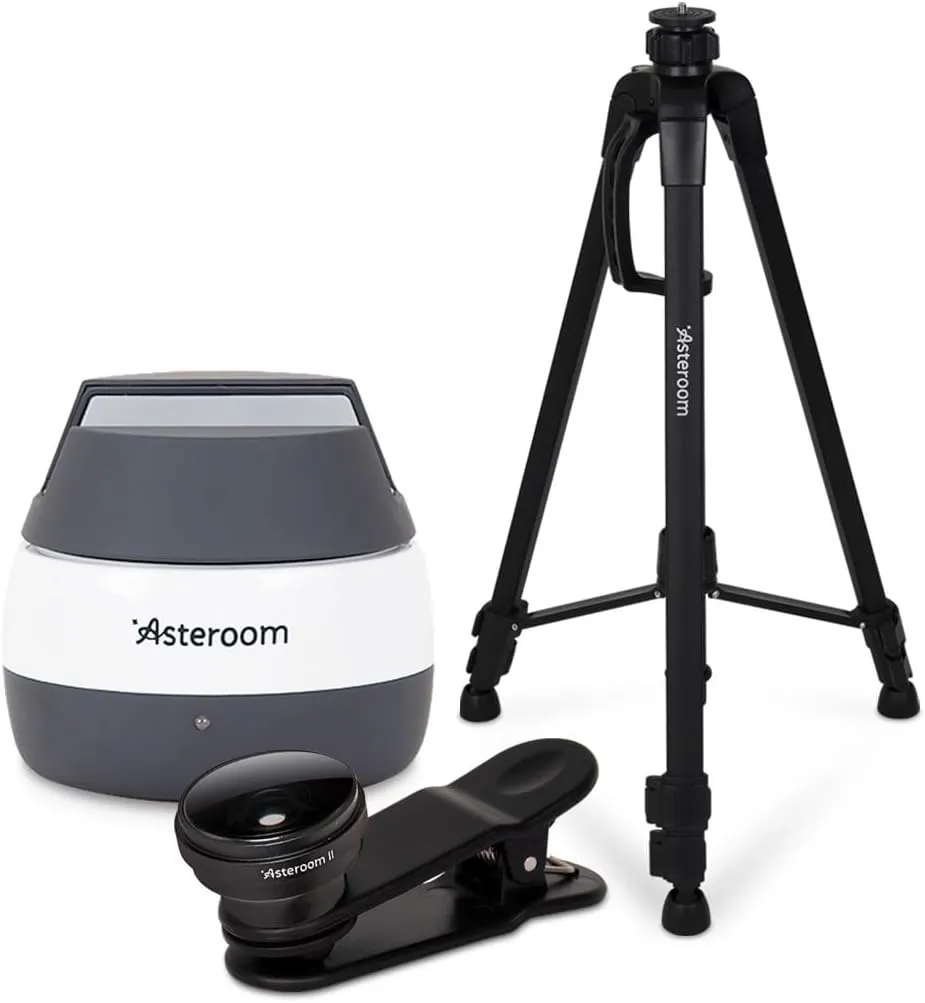 360 Camera 3D Virtual Tour Real Estate Kit - Gear Includes: Tripod, Digital Camera Rotator, Fisheye Cam Lens (Asteroom Phone Case Not Included, Purchased Separately on Amazon)