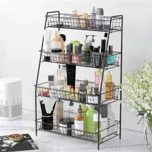 4 Tier Desktop Cosmetic Storage Rack