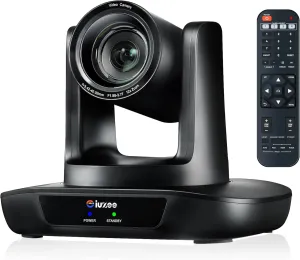 4K PTZ Conference Room Camera USB3.0/HDMI Live Streaming Camera 12X Optical Zoom Wide Angle for Video Conferencing Church Streaming Education Medical Work with Zoom Webex OBS YouTube