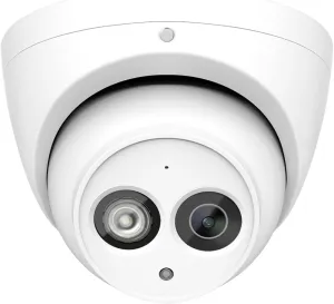 6MP Security PoE IP Camera, Outdoor UltraHD Dome Camera with Built-in Mic, 165ft IR Night Vision, Smart H-2-6-5, IP67 Weatherproof, WDR, 3D DNR(2.8mm)