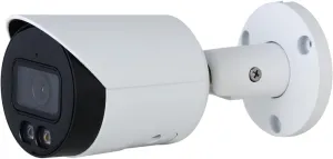 8MP 4K Full Color PoE Bullet Network Camera IPC-HFW2849S-S-IL, IP Security Camera for Dahua N82DDS2, Smart Motion Detection, Dual Illumination, LED/IR Night Vision, IP67, 2.8mm Fixed Lens, White