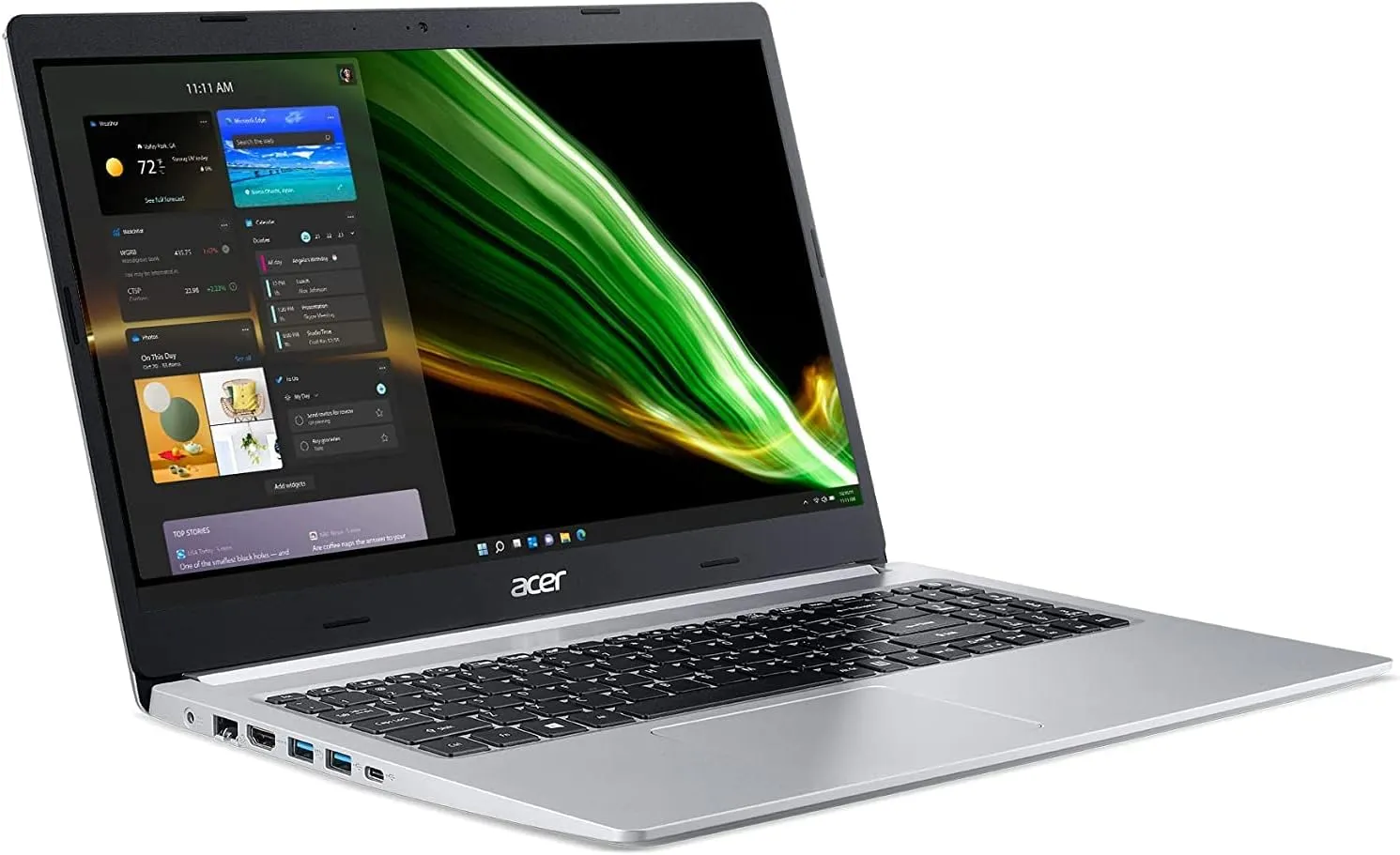 acer Aspire-A515-45-R8K1 Laptop 2023 New, 15.6" FHD IPS ~ AMD Ryzen 7 5700U 8-Core ~ AMD Radeon Graphics ~ 40GB DDR4~3TB SSD ~ Backlit Keyboard ~ Wi-Fi 6 ~ Win11 Pro WWC 32GB USB