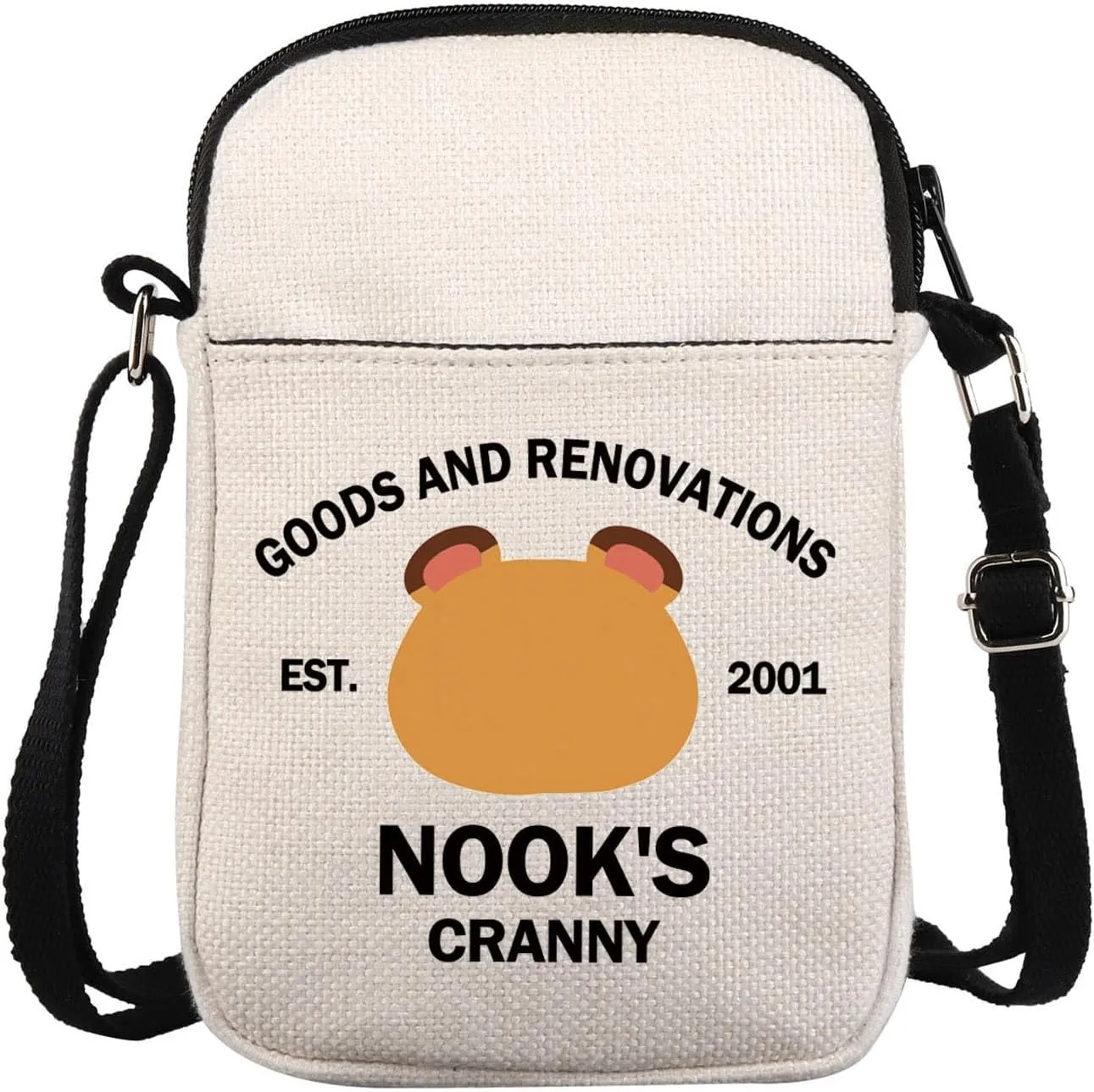 ACNH Inspired Crossbody Purse Bag Animal Villagers Gift Racoons Character Messenger Bag Video Game Lovers Gift Gamer Gift