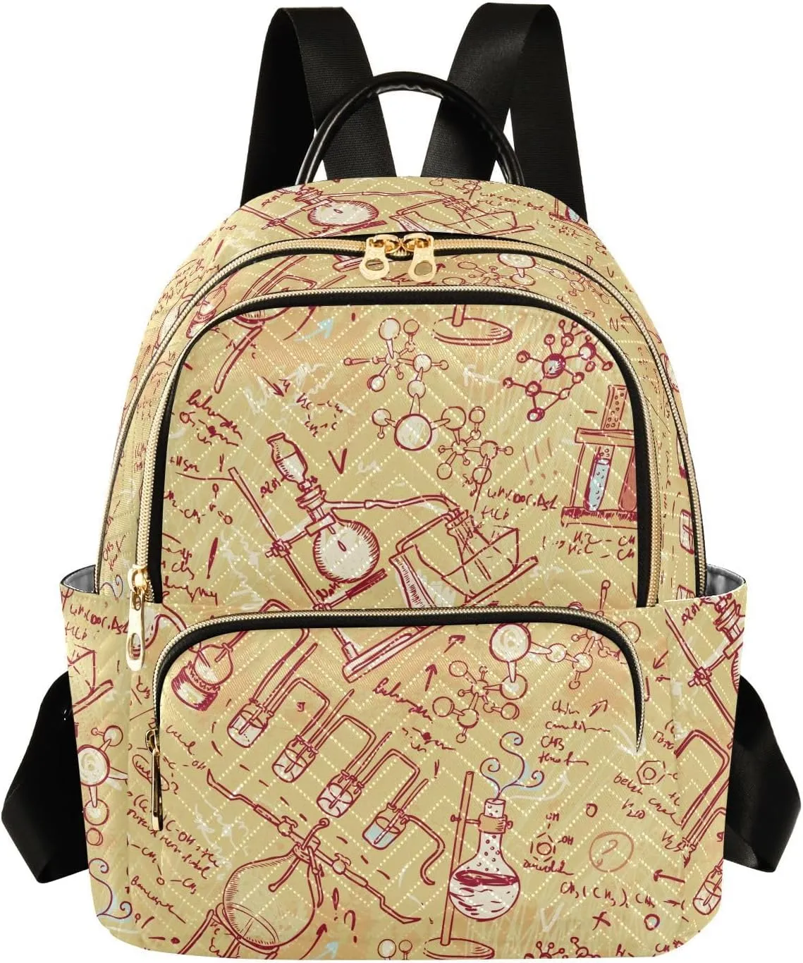 ALAZA Old Chemistry Laboratory Vintage Style Women Backpack Purse Shoulder Bag