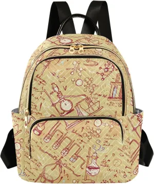 ALAZA Old Chemistry Laboratory Vintage Style Women Backpack Purse Shoulder Bag