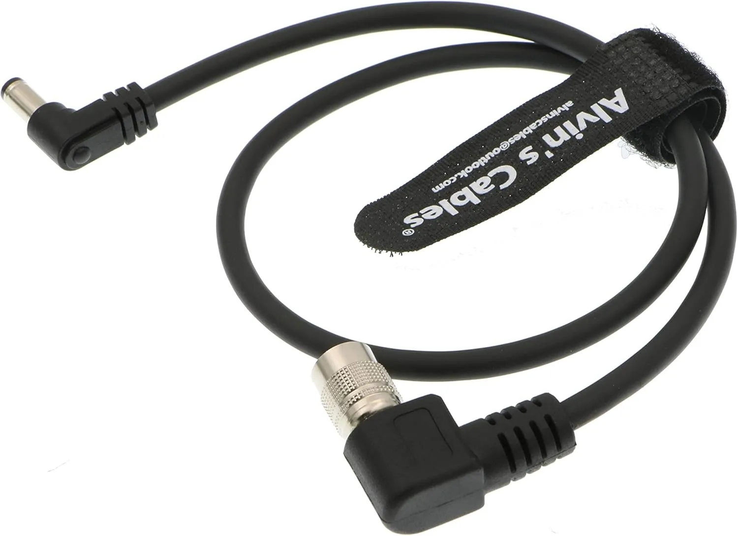 Alvin's Cables 4 Pin Hirose Male to DC Jack Power Cable for Sound Devices 633/644/688 Zoom F8 Blackmagic Cinema Camera 4K