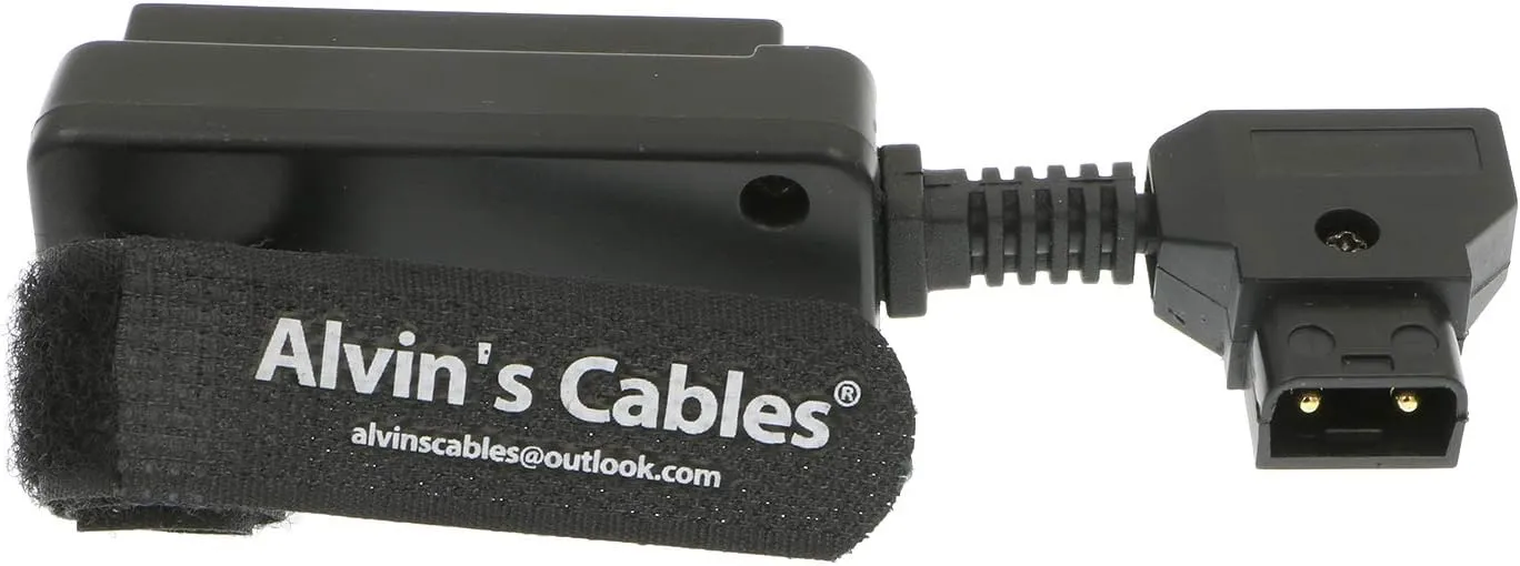 Alvin's Cables D-tap Splitter Ultrashort Power Cable D-Tap Male to 4 Port Dtap Female Cord for ARRI RED Cameras TILTA Steadicam IDX Battery