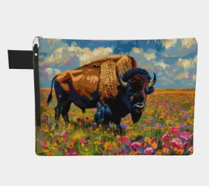Am. Bison Zipper Carry-all