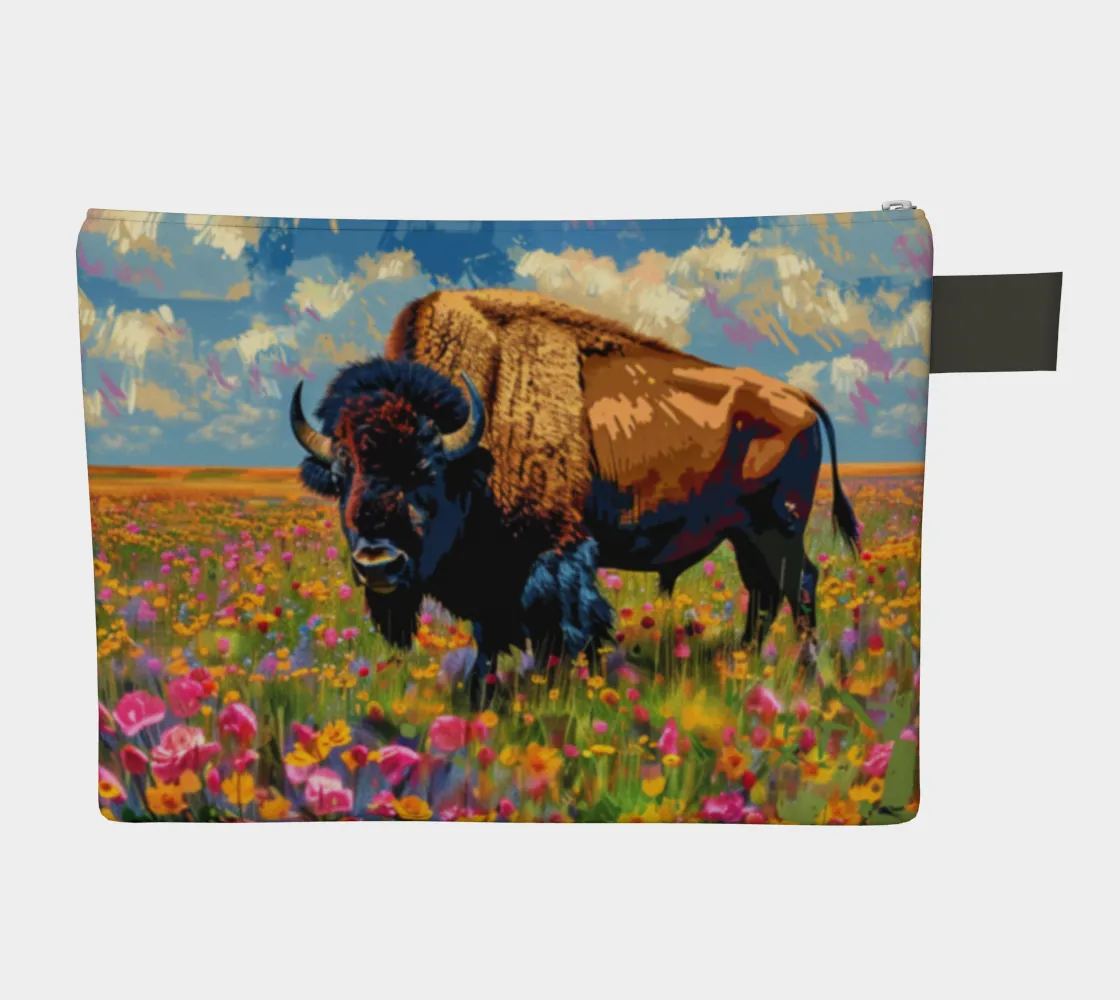 Am. Bison Zipper Carry-all