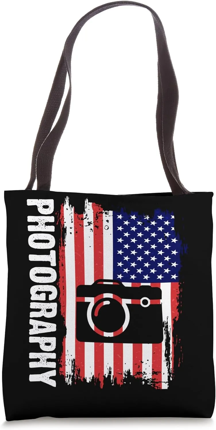 American Flag Photography Enthusiast Snapshot Pro Tote Bag