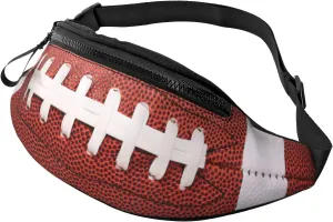American Football Fanny Pack Waist Bag Adjustable Belt Bag For Men Women Traveling Hiking Cycling Running