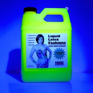 Ammonia Free Liquid Latex Body Paint - 32oz Fluorescent Yellow