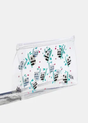 AOA Clear Makeup Pouch - Panda
