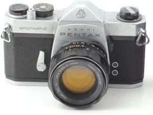 Asahi Pentax Spotmatic SLR Professional 35MM Film Camera Honeywell - Lens Bundle (Renewed)