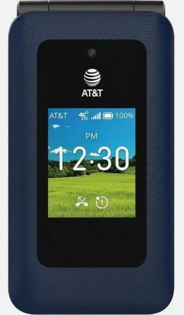 AT&T Cingular Flex 2 Smart Flip, 4GB, Unlocked Phone (Classic Navy)