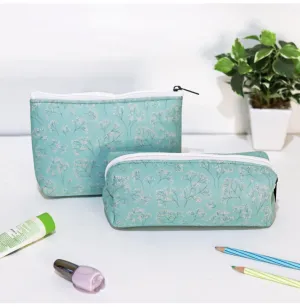 Baby Breaths Cosmetic Pouches - Set of 2