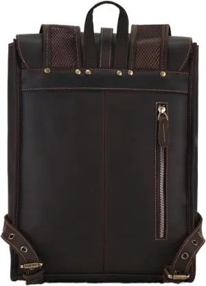 Backpack For Men Large capacity backpack men's business fashion computer bag school bag travel backpack men's bag(Coffee color)