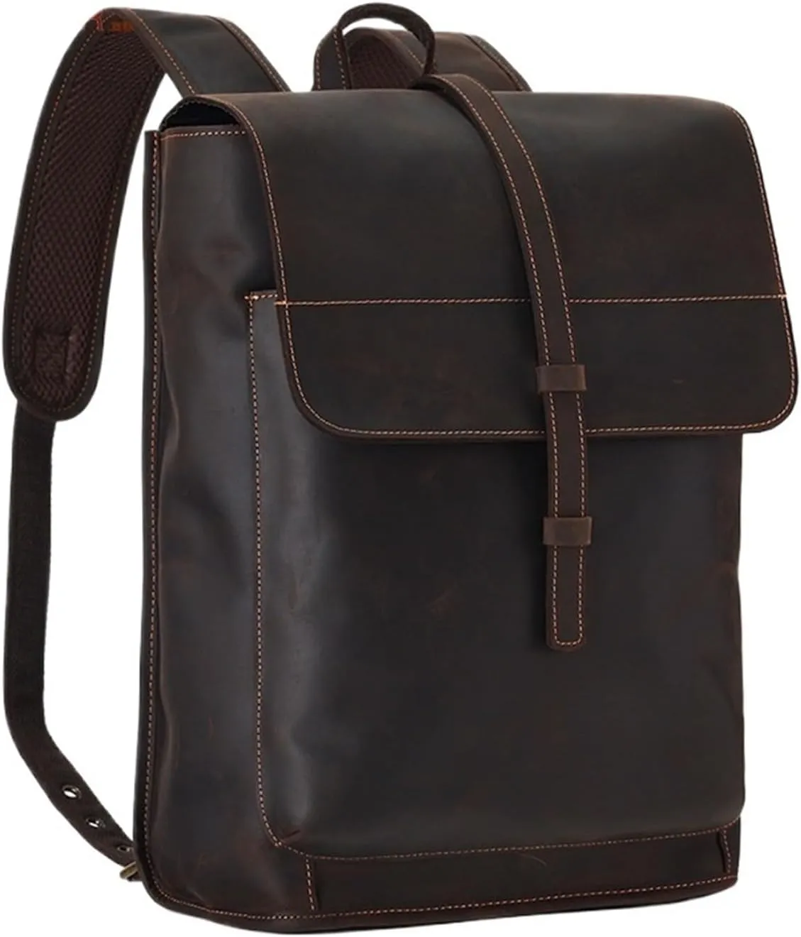 Backpack For Men Large capacity backpack men's business fashion computer bag school bag travel backpack men's bag(Coffee color)
