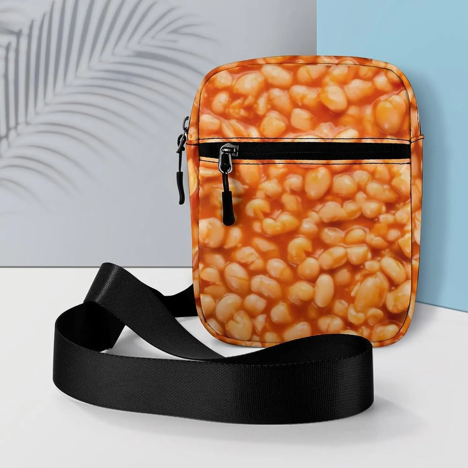 Baked Beans Crossbody Bag Small Shoulder Bag Waterproof, Lightweight And Convenient