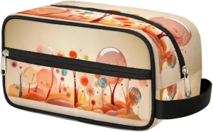 Balloons Trees Travel Toiletry Bag Wash Bag Portable Cosmetic Bag Toiletries Accessories Cosmetic Storage Bag Shower Shaving Bag Unisex Abstract Pattern