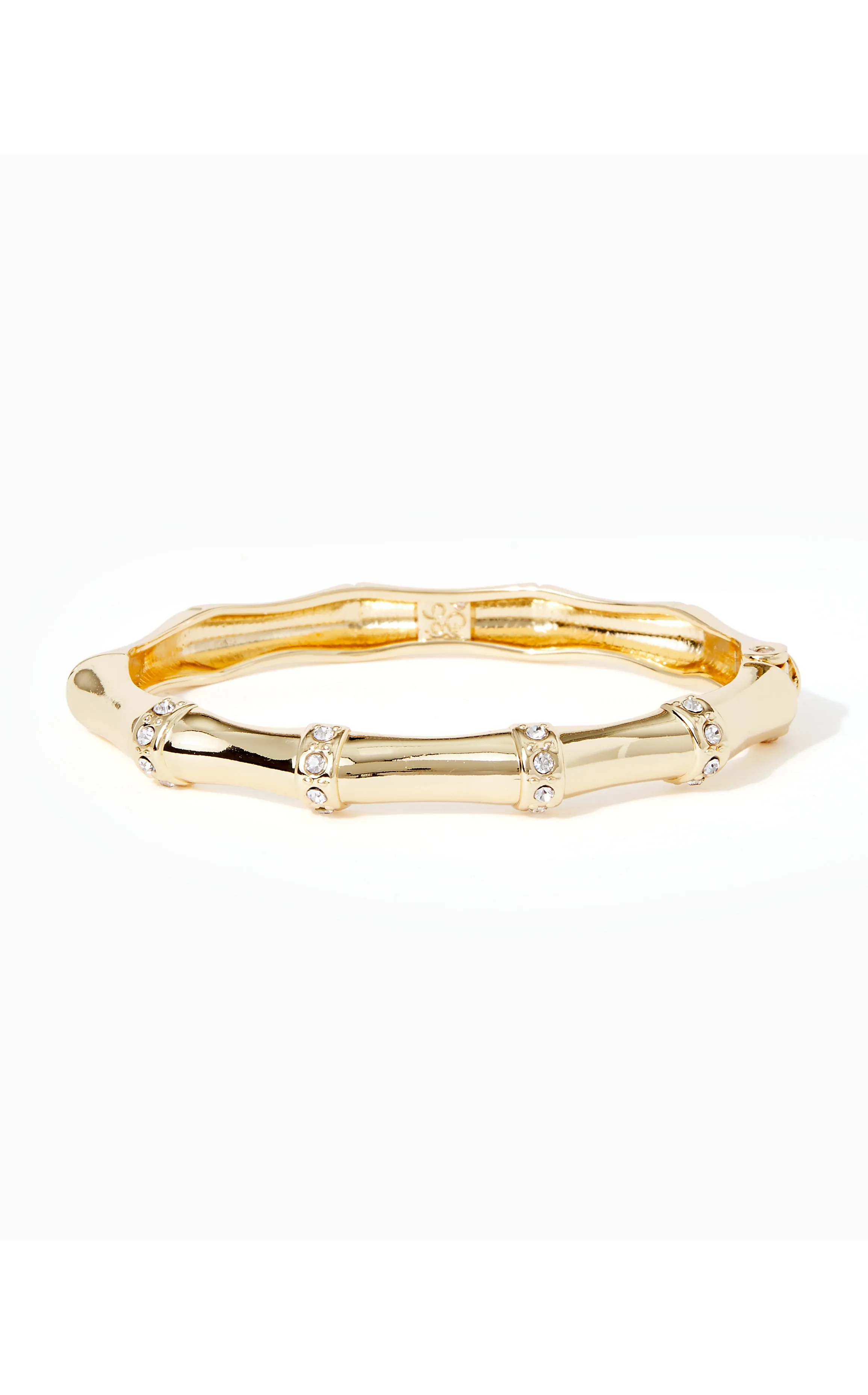 Bamboo Bracelet | Gold Metallic