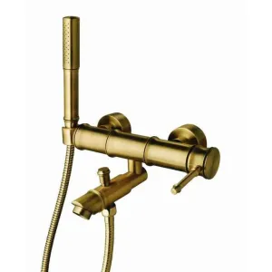 Bamboo Bronze Design Bathtub Faucet with Shower