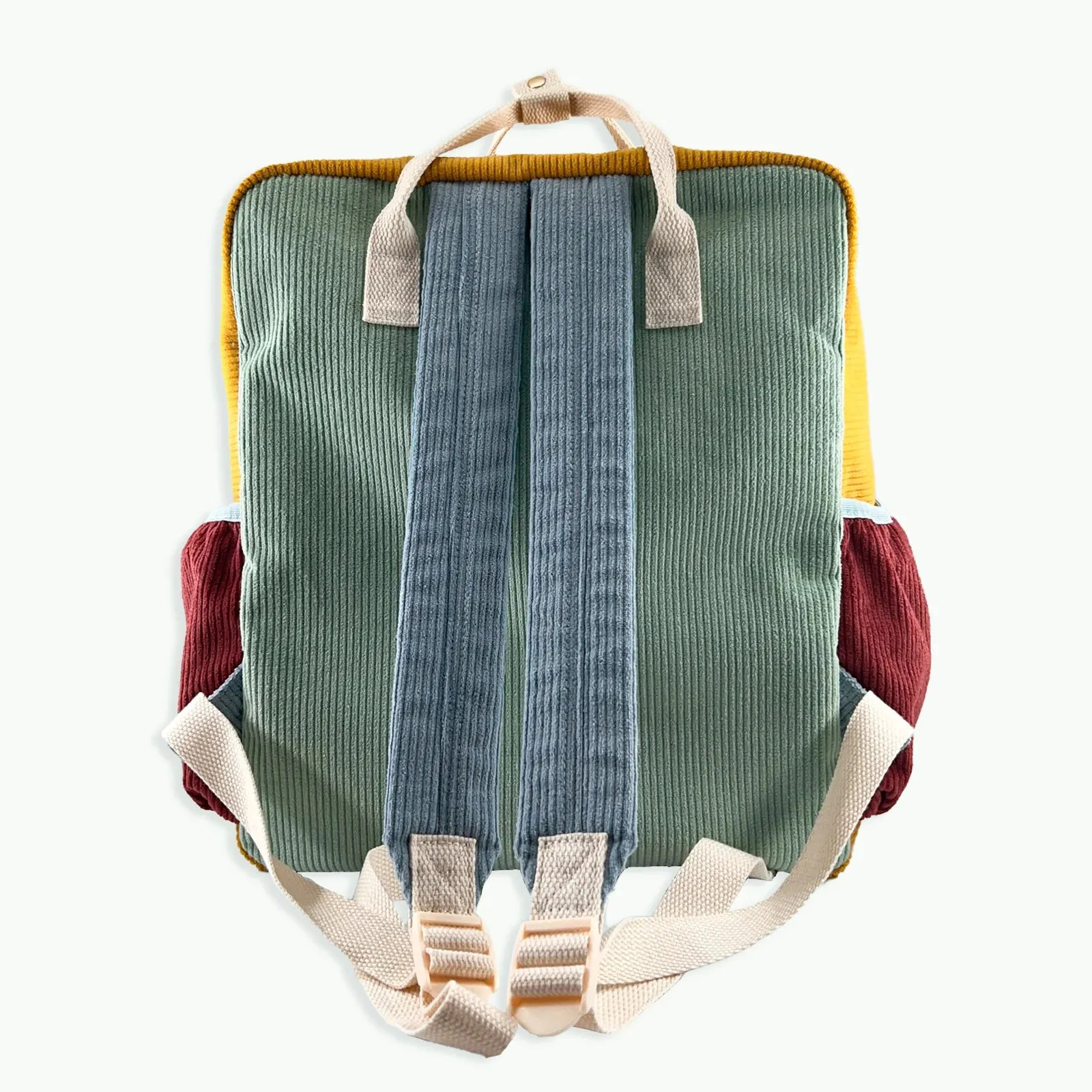 BANABAE CORDUROY SPLICE ECO KIDS BACKPACK: REEF
