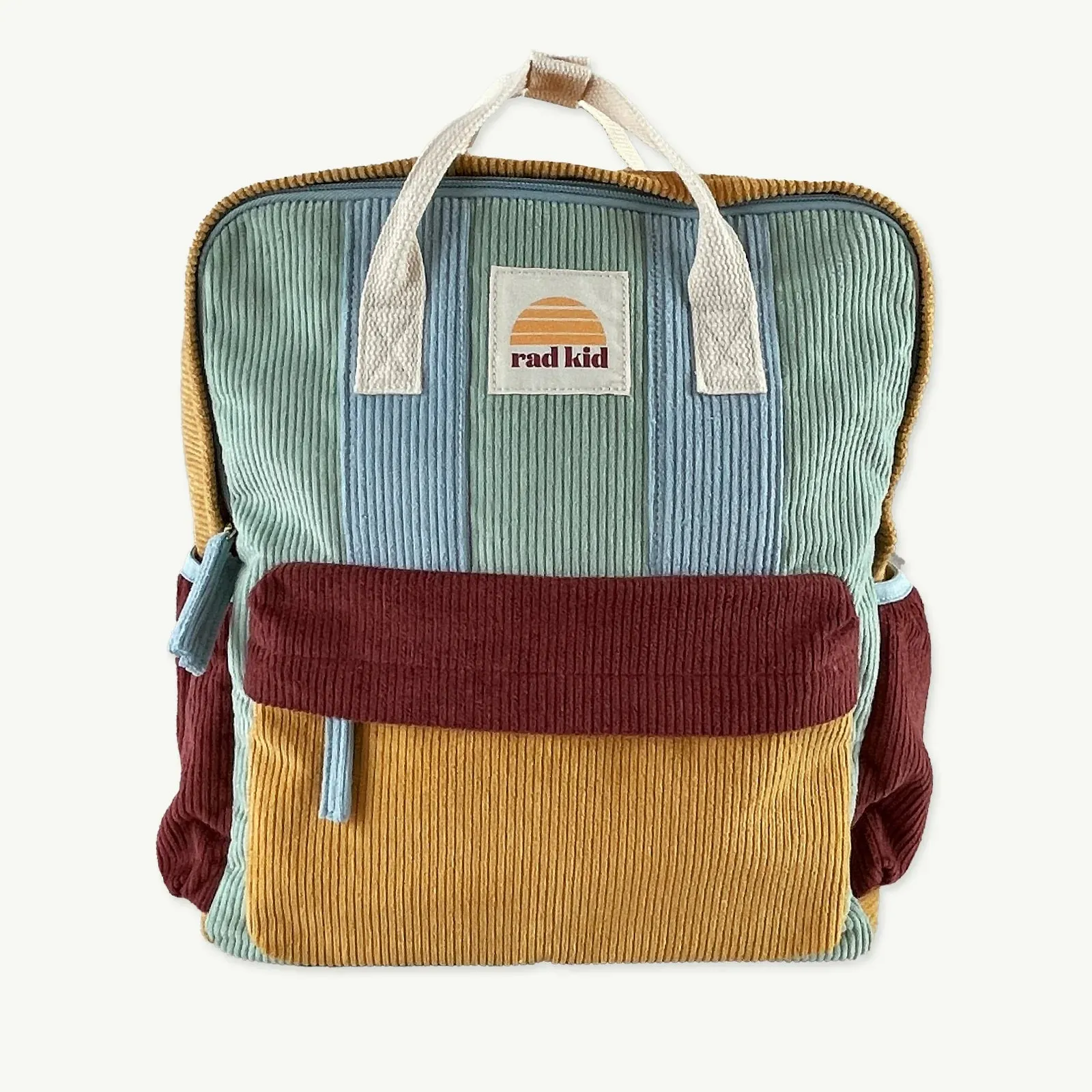 BANABAE CORDUROY SPLICE ECO KIDS BACKPACK: REEF