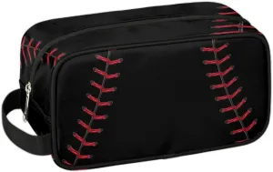 Baseball Kids Toiletry Bag for Boys, Kids Dopp Kit, Waterproof Lightweight Cosmetic Bag Wash Bag Toiletry Bag for Boys Toddler Travel Essential