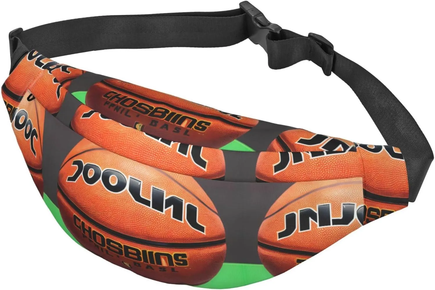 Basketball Background Fashion Crossbody Appearance High capacity outdoor with Adjustable Comfortable Work Leisure Versatile