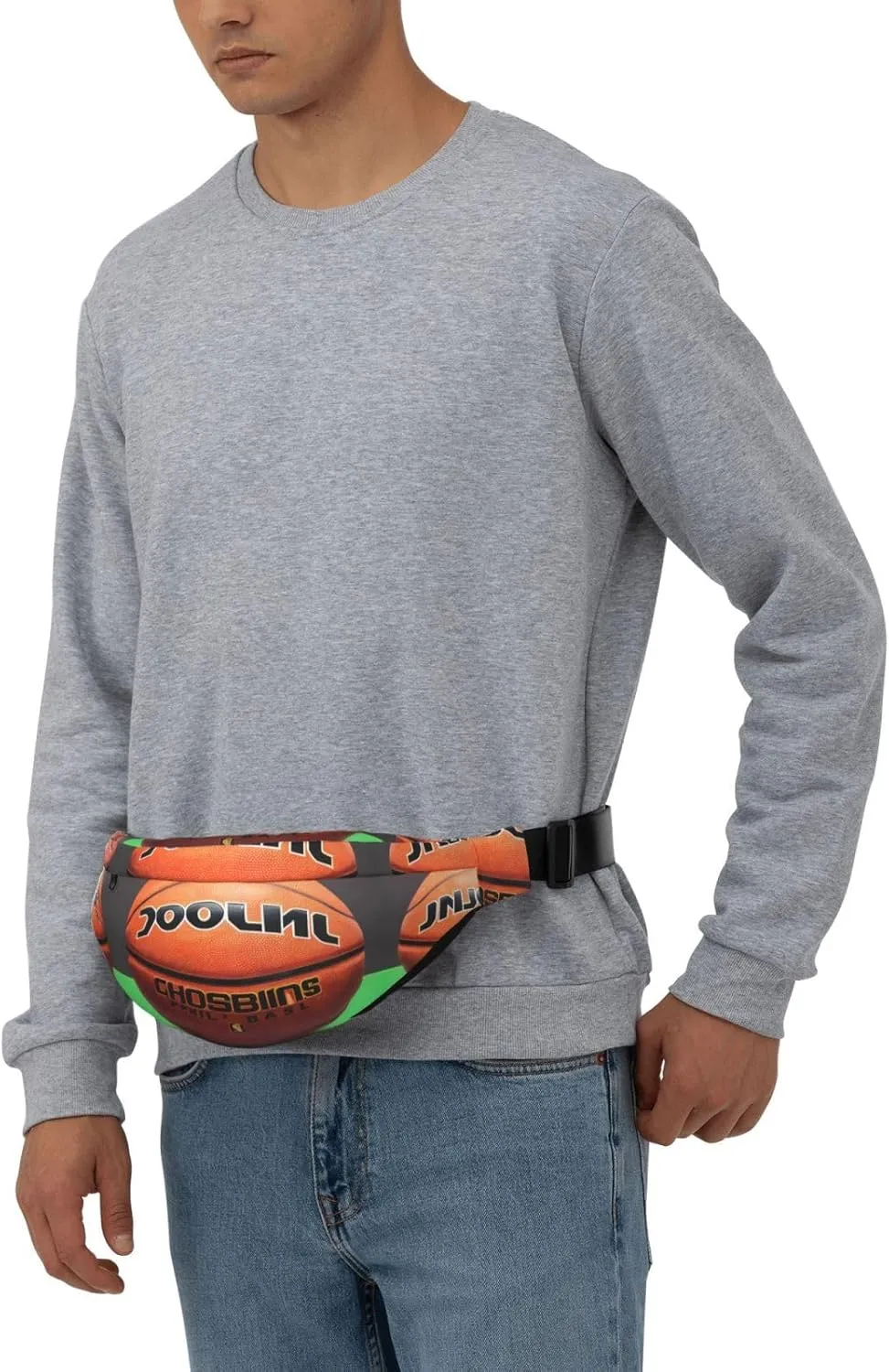 Basketball Background Fashion Crossbody Appearance High capacity outdoor with Adjustable Comfortable Work Leisure Versatile
