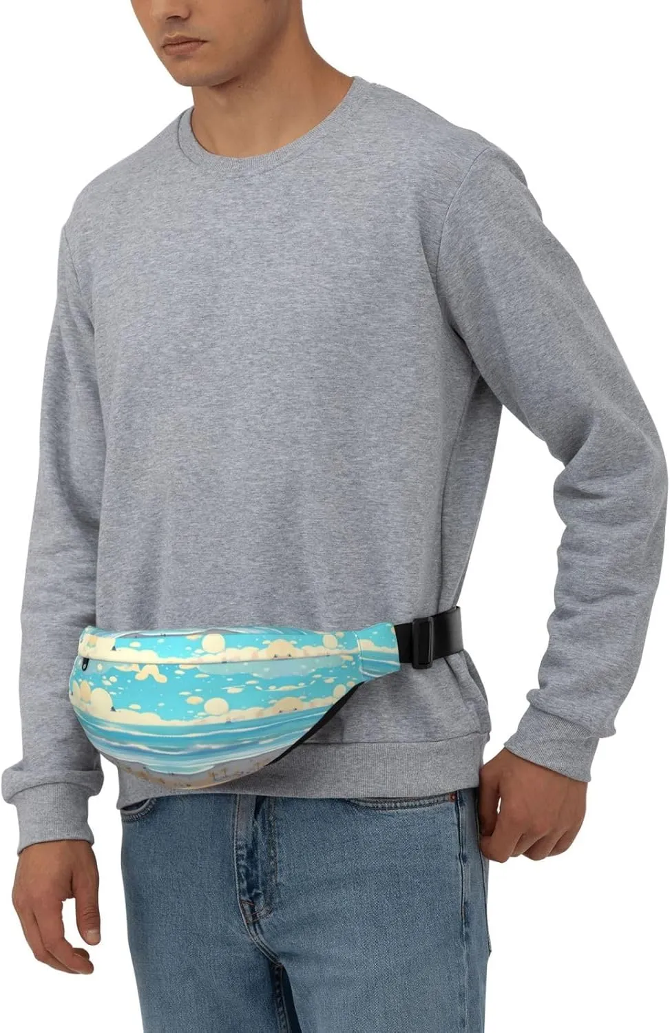 Beach cartoon Fashion Crossbody Appearance High capacity outdoor with Adjustable Comfortable Work Leisure Versatile