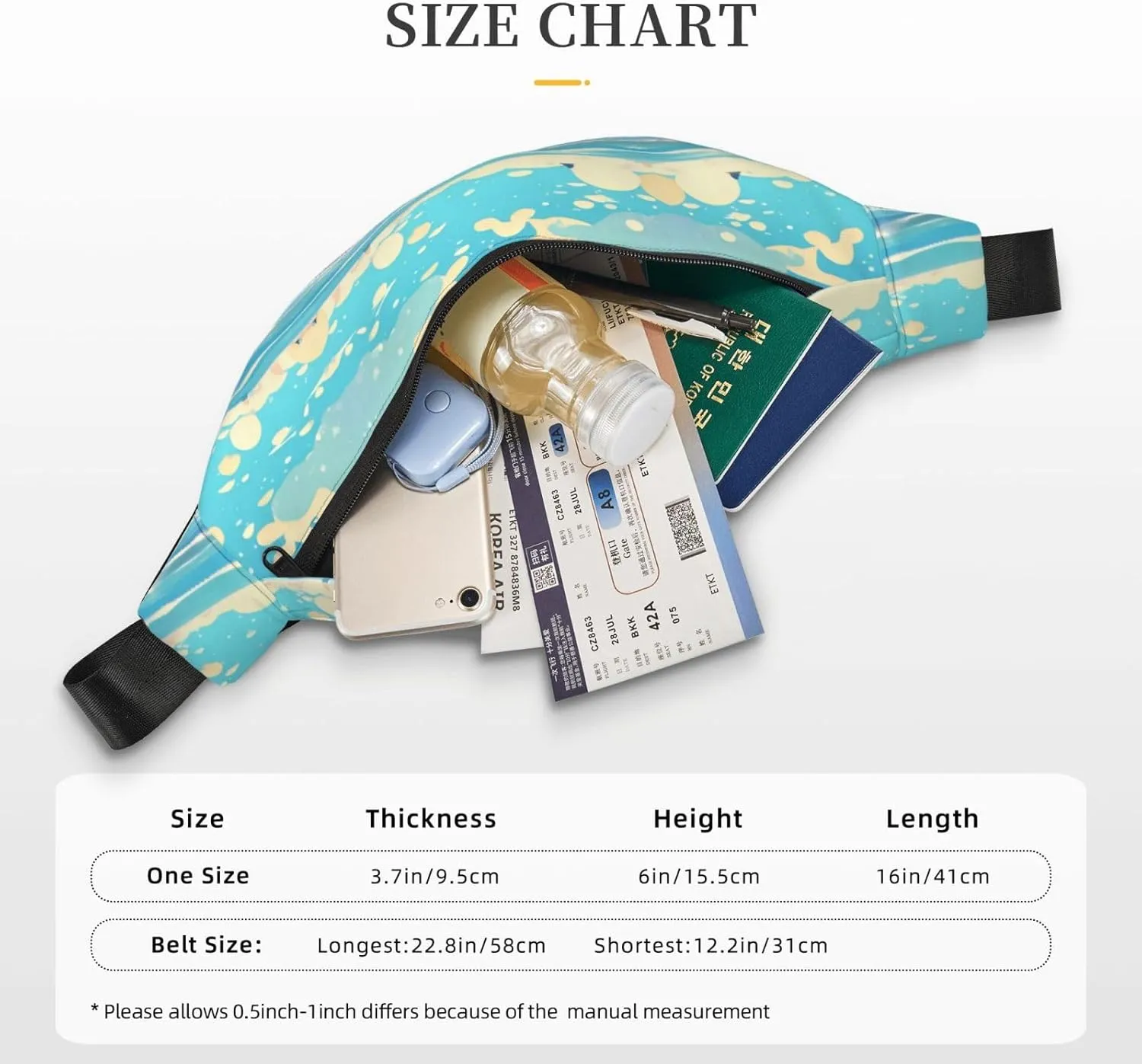 Beach cartoon Fashion Crossbody Appearance High capacity outdoor with Adjustable Comfortable Work Leisure Versatile