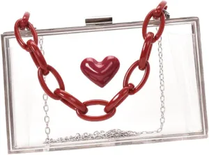 BESPORTBLE Women's Acrylic Chain Bag Shoulder Bag Evening Fashionable Design for Daily Use