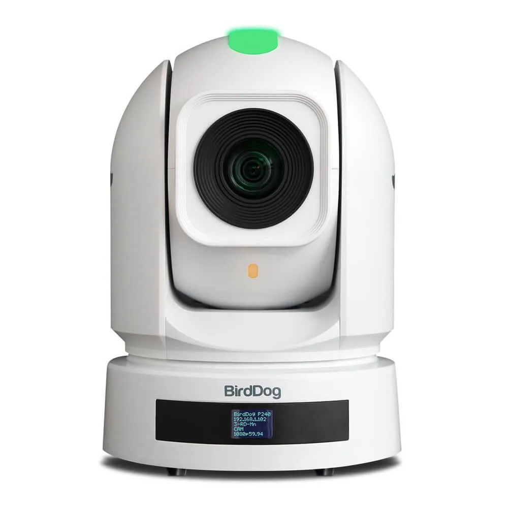 BirdDog P240 40X Full NDI PTZ Camera with HDMI/3G-SDI (White)